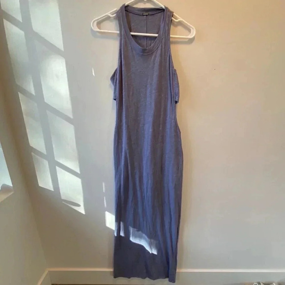 Monrow Cutout Side Heather Jersey Maxi Dress - Picture 5 of 16